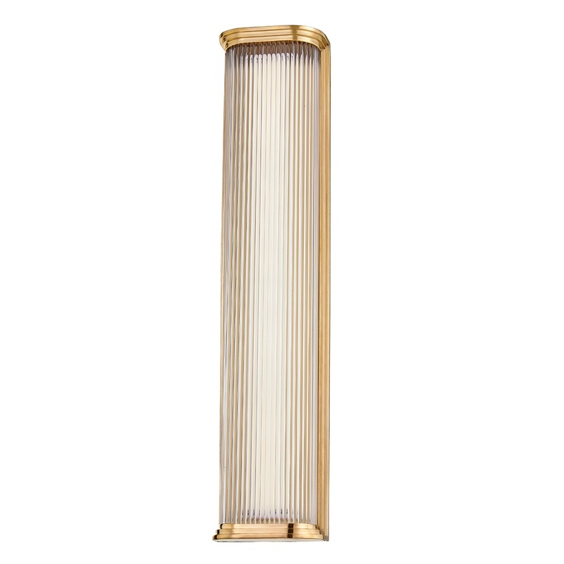 Hudson Valley 2225-AGB Newburgh LED Wall Sconce, Aged Brass