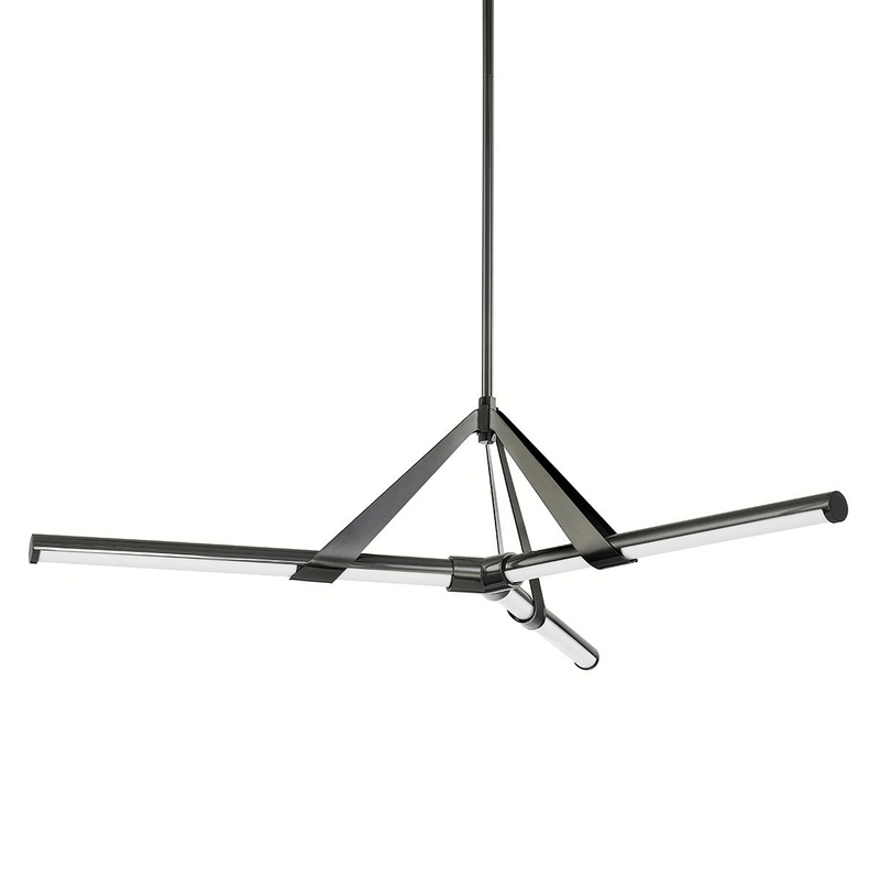 Hudson Valley 3046-BLNK Jonas LED Chandelier, Black Nickel