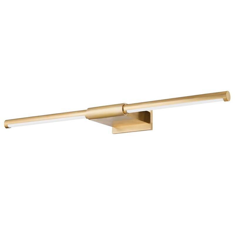 Hudson Valley 4930-AGB Jerome LED Picture Light, Aged Brass