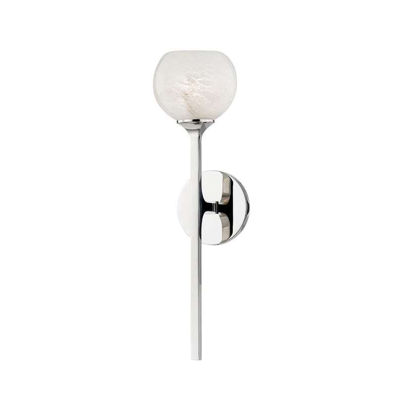 Hudson Valley 7121-PN Melton LED Wall Sconce, Polished Nickel