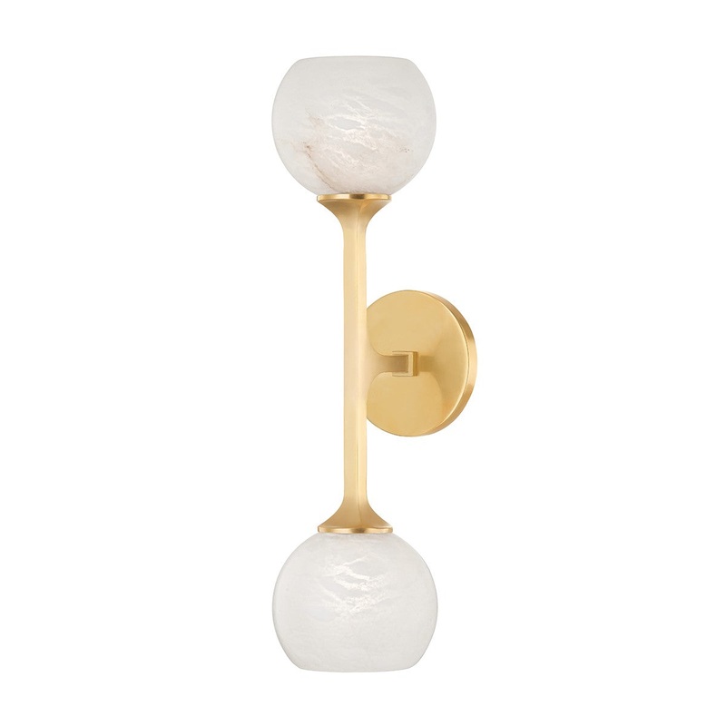 Hudson Valley 7122-AGB Melton LED Wall Sconce, Aged Brass