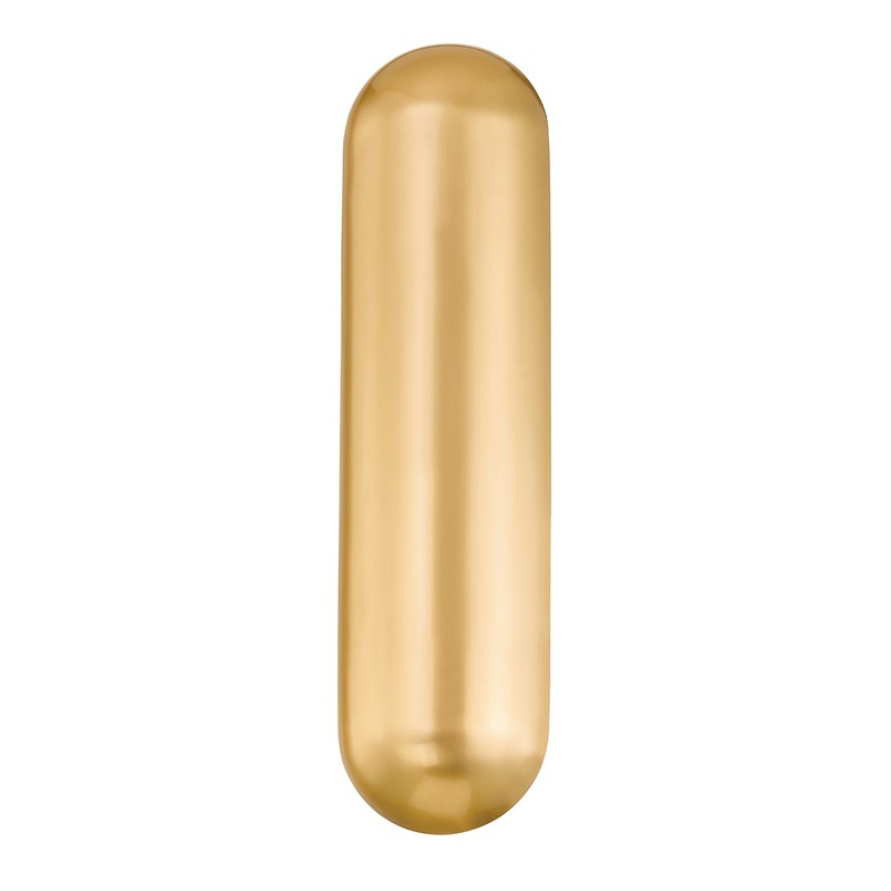 Hudson Valley 7300-AGB Wheeler LED Wall Sconce, Aged Brass