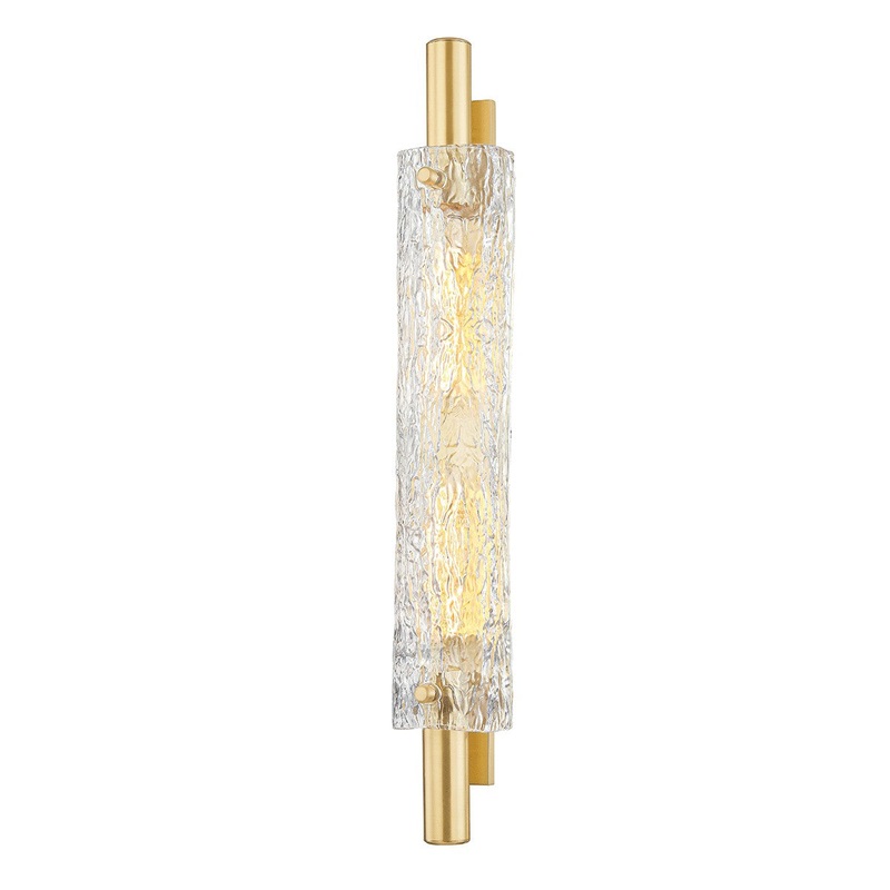 Hudson Valley 8929-AGB Harwich Two Light Wall Sconce, Aged Brass