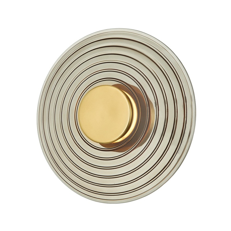 Hudson Valley PI1892101-AGB Griston LED Wall Sconce, Aged Brass