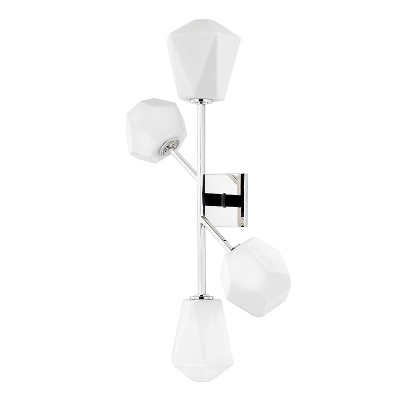 Hudson Valley PI1894104-PN Tring LED Wall Sconce, Polished Nickel