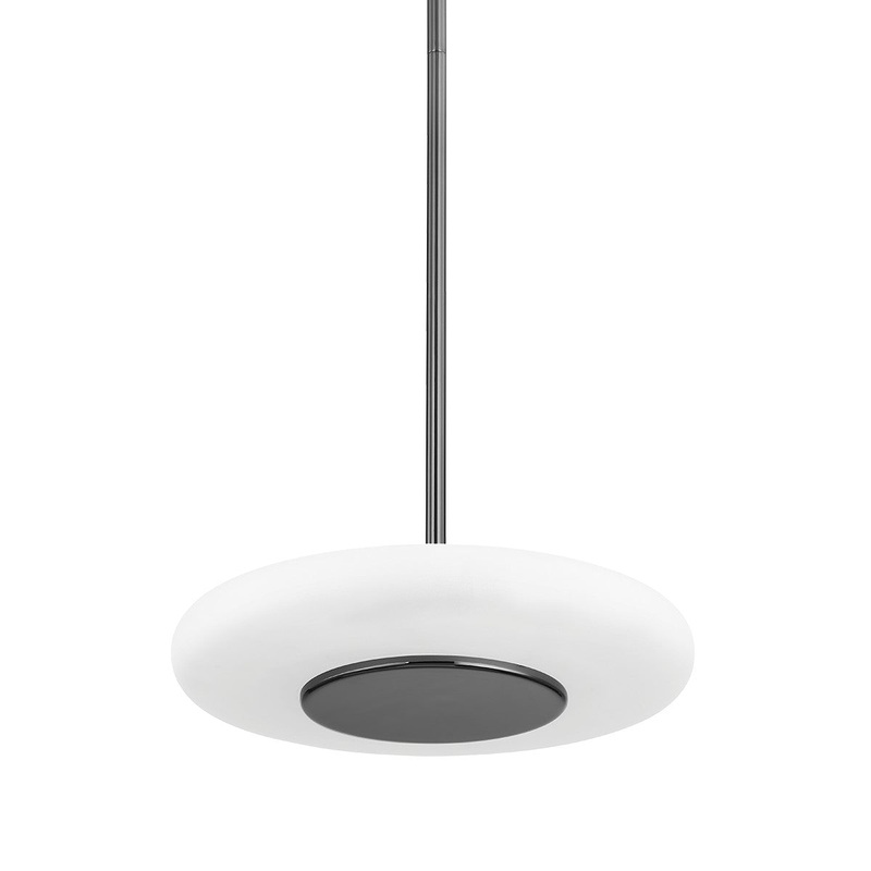 Hudson Valley PI1896701S-BLNK Blyford LED Pendant, Black Nickel