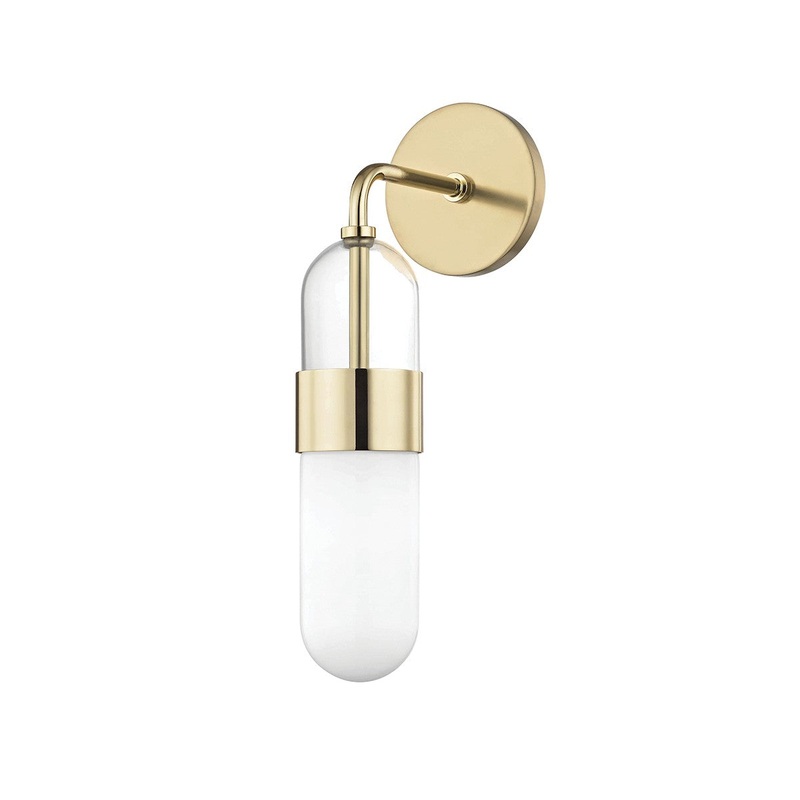 Mitzi H126101-PB Emilia LED Wall Sconce, Polished Brass