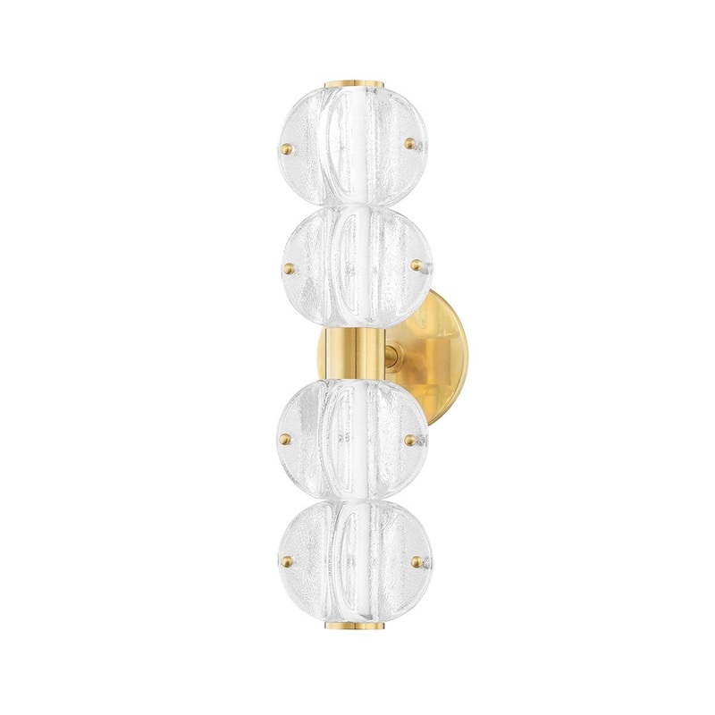 Hudson Valley 1904-AGB Lindley LED Bath Bracket, Aged Brass