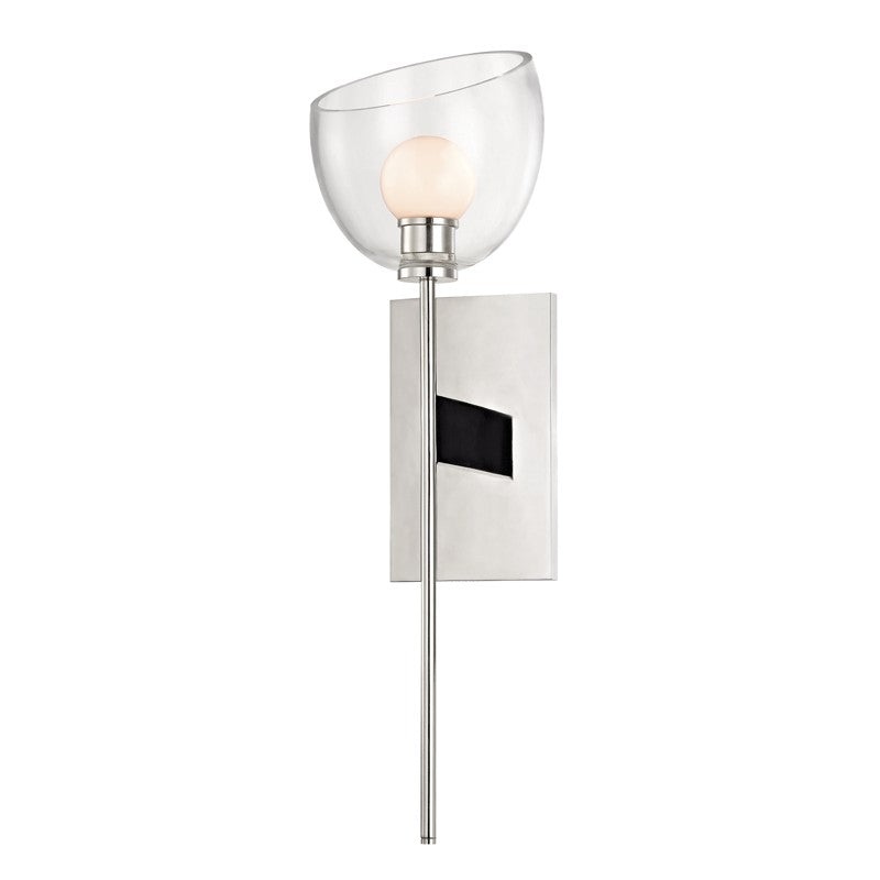 Hudson Valley 2800-PN Davis LED Wall Sconce, Polished Nickel (Discontinued)