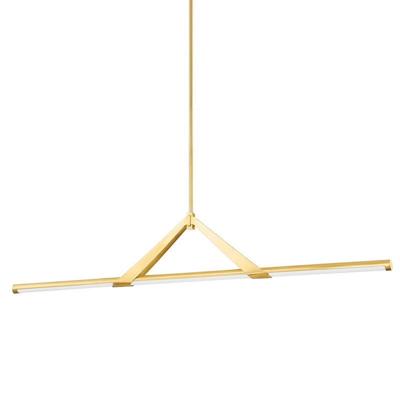 Hudson Valley 3060-AGB Jonas LED Island Pendant, Aged Brass