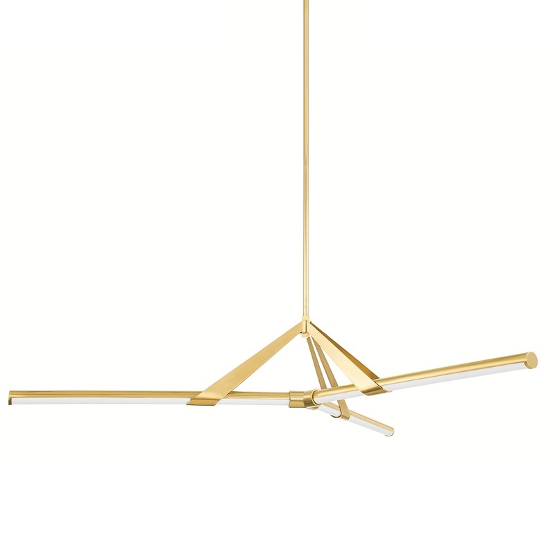 Hudson Valley 3062-AGB Jonas LED Chandelier, Aged Brass