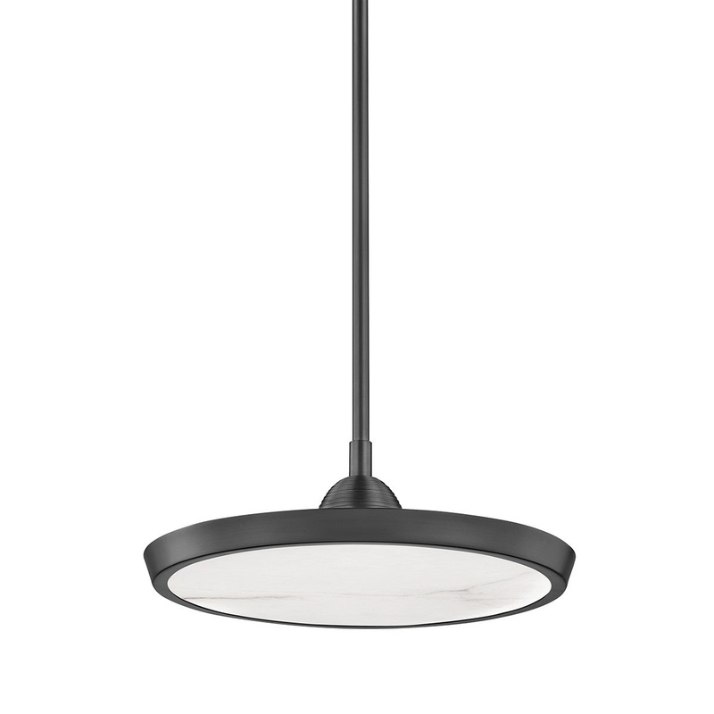 Hudson Valley 3616-OB Draper LED Pendant, Old Bronze