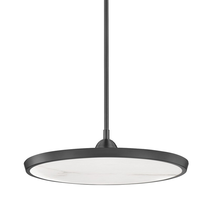 Hudson Valley 3621-OB Draper LED Pendant, Old Bronze