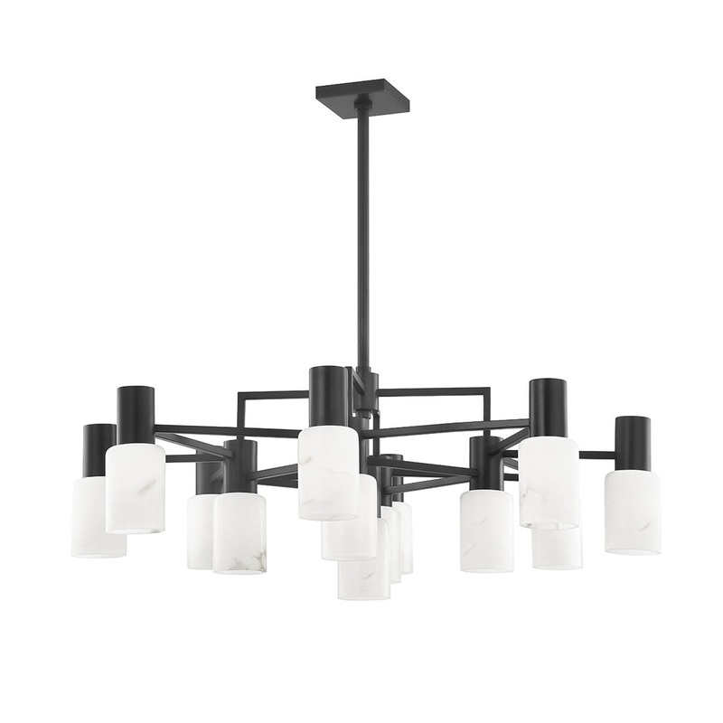 Hudson Valley 4237-OB Centerport LED Chandelier, Old Bronze (Discontinued)
