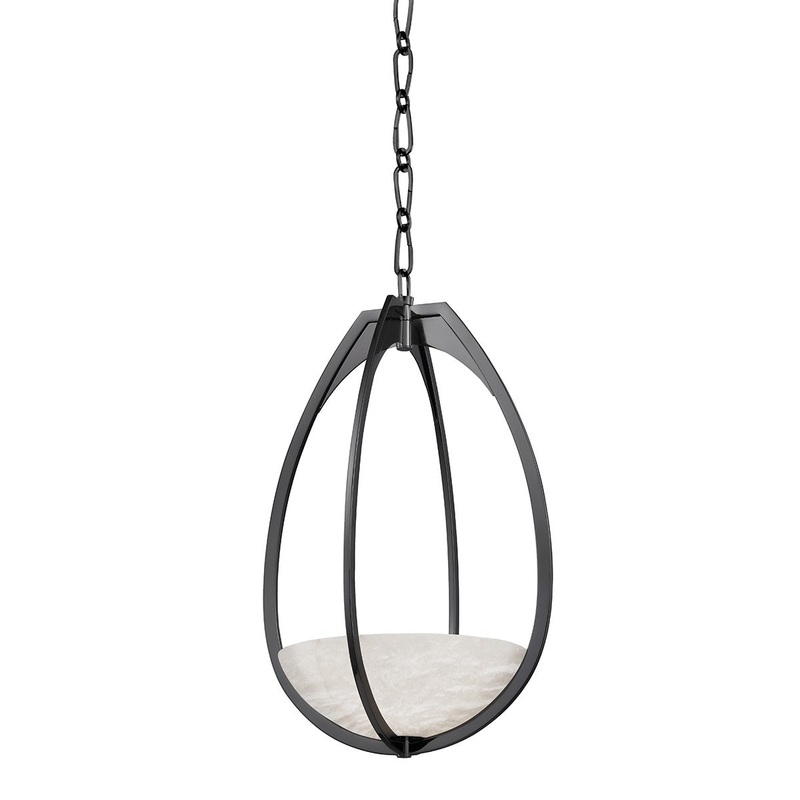 Hudson Valley 4313-BLNK Lloyd LED Pendant, Black Nickel