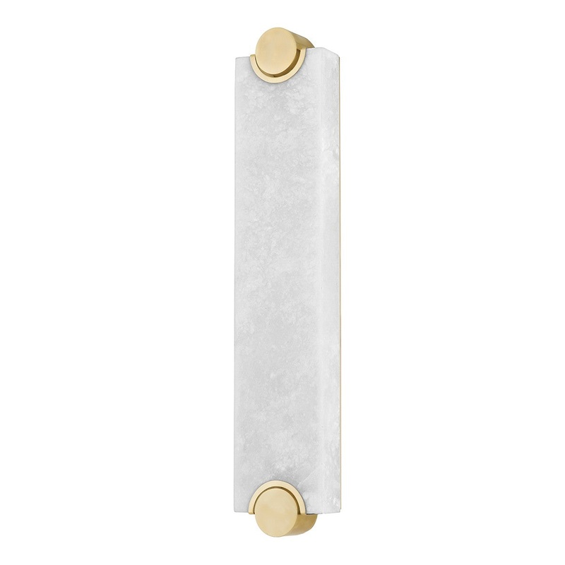 Hudson Valley 4625-AGB Brant LED Wall Sconce, Aged Brass