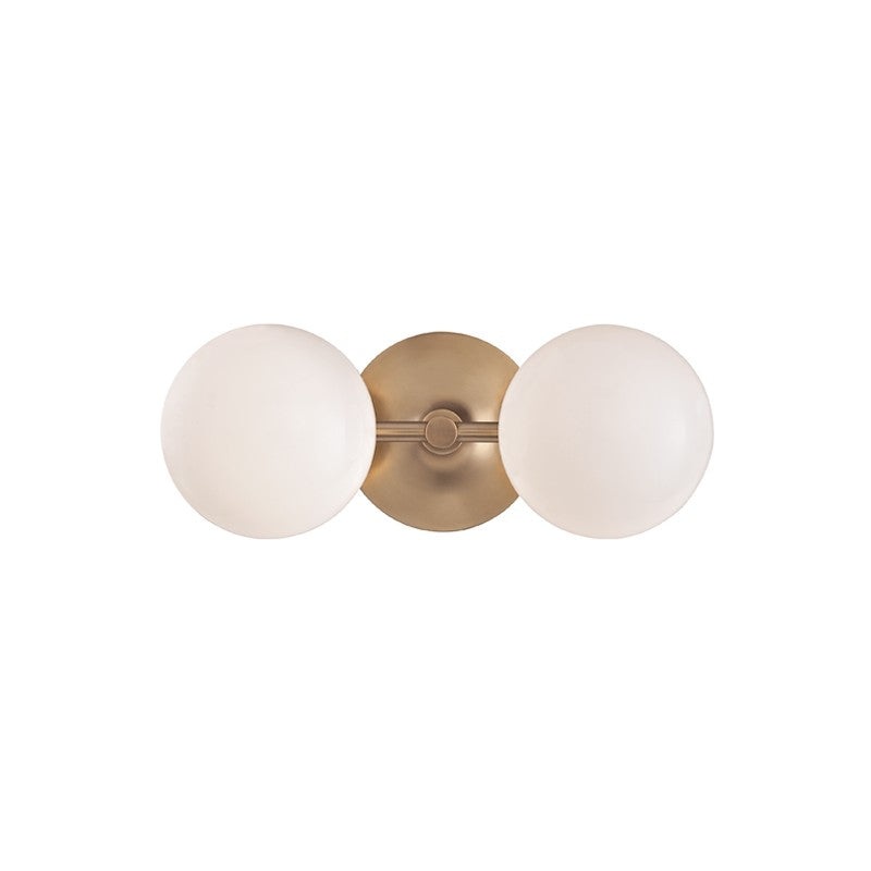 Hudson Valley 4742-AGB Fleming LED Bath Bracket, Aged Brass