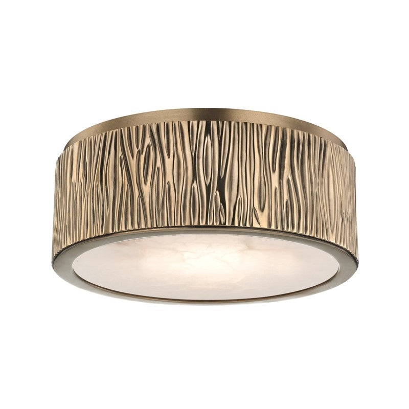 Hudson Valley 6209-AGB Crispin LED Flush Mount, Aged Brass