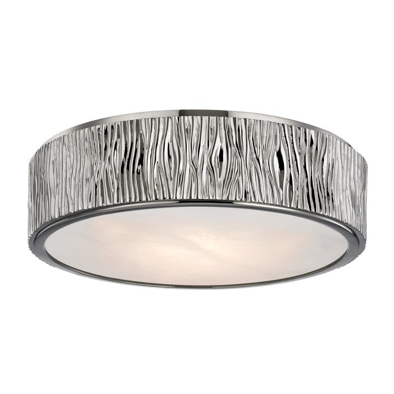 Hudson Valley 6213-PN Crispin LED Flush Mount, Polished Nickel (Discontinued)