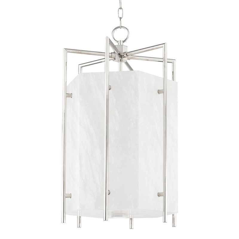 Hudson Valley 7019-PN Flatbush LED Pendant, Polished Nickel (Discontinued)