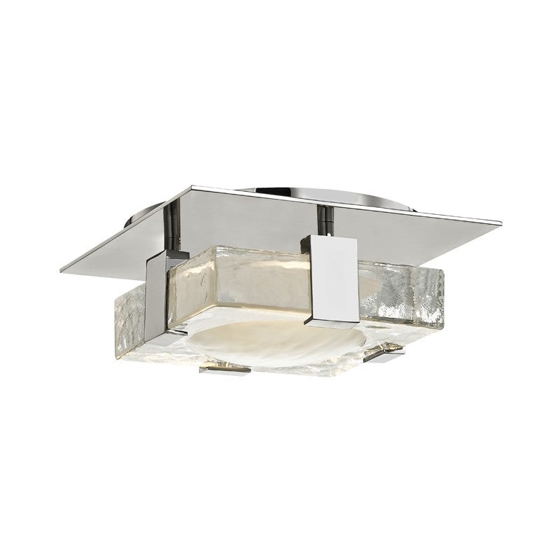 Hudson Valley 9808-PN Bourne LED Wall Sconce, Polished Nickel