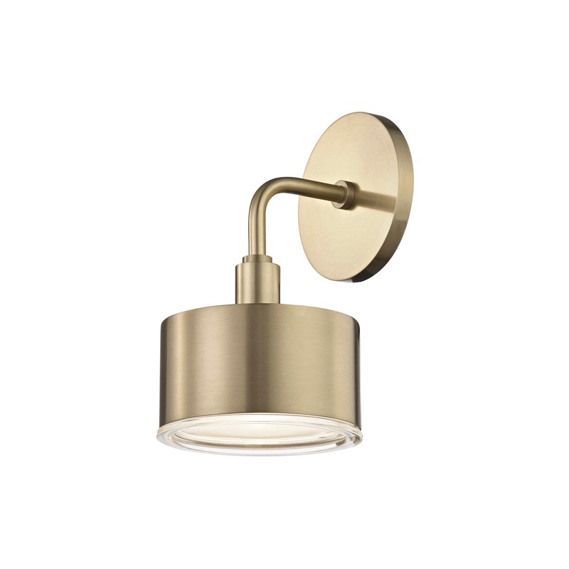 Mitzi H159101-AGB Nora LED Wall Sconce, Aged Brass