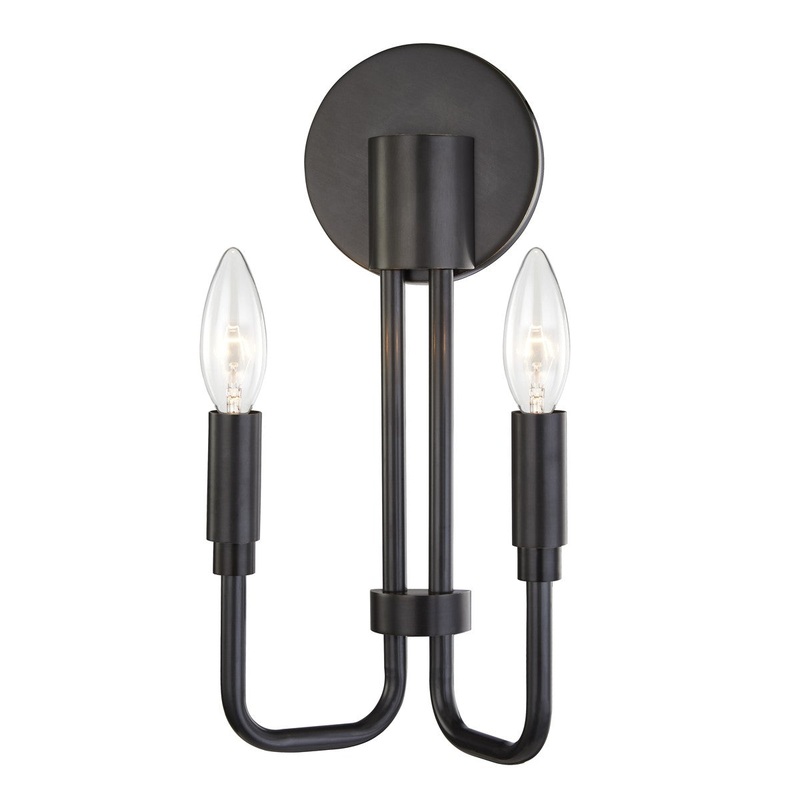 Mitzi H261102-OB Brigitte Two Light Wall Sconce, Old Bronze
