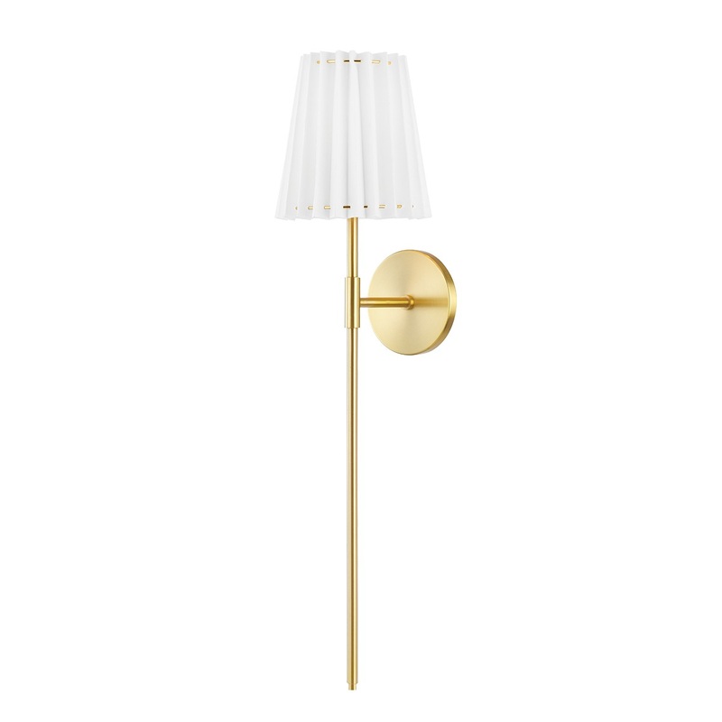 Mitzi H476101B-AGB Demi LED Wall Sconce, Aged Brass
