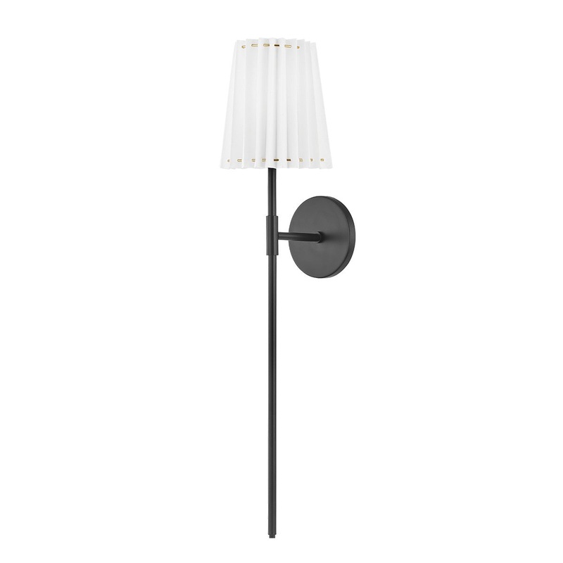 Mitzi H476101B-SBK Demi LED Wall Sconce, Soft Black