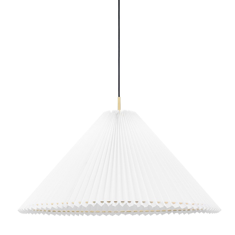 Mitzi H476701L-AGB Demi LED Pendant, Aged Brass
