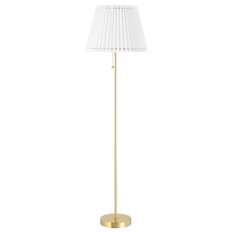 Mitzi HL476401-AGB Demi LED Floor Lamp, Aged Brass