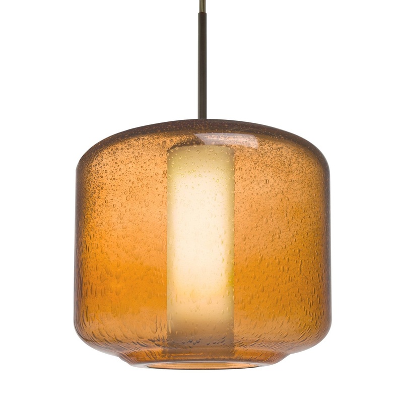 Besa 1JC-NILES10AO-LED-BR Besa Niles 10 Pendant LED Pendant Bronze
