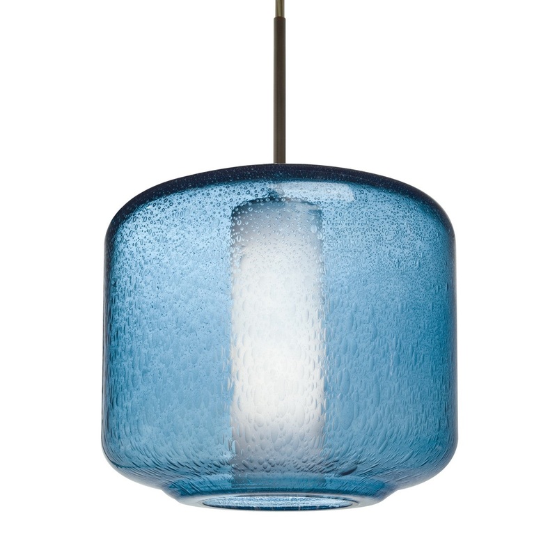 Besa 1JC-NILES10BO-LED-BR Besa Niles 10 Pendant LED Pendant Bronze