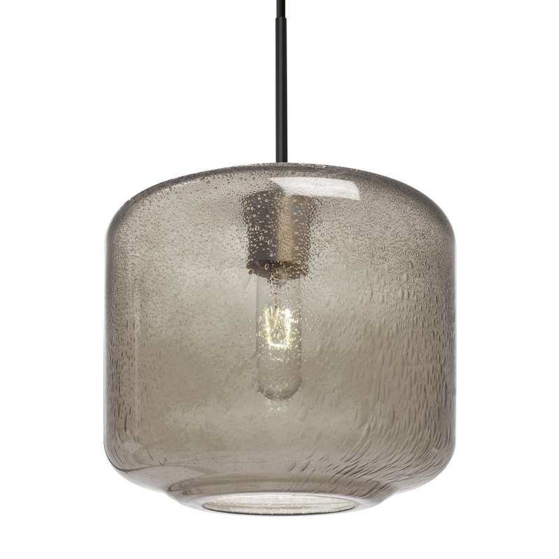 Besa 1JC-NILES10SM-BK Besa Niles 10 Pendant One Light Pendant Black