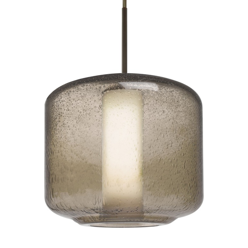 Besa 1JC-NILES10SO-LED-BR Besa Niles 10 Pendant LED Pendant Bronze