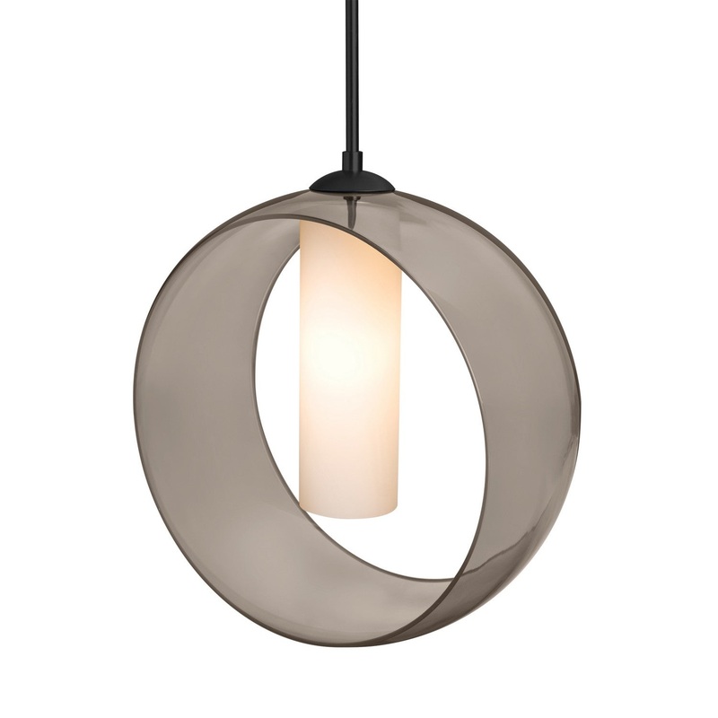 Besa 1JC-PLATOSM-BK Besa Plato Pendant One Light Pendant Black