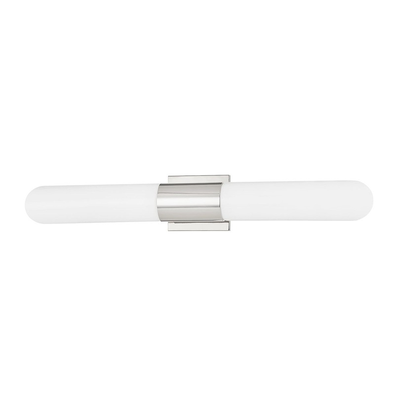Hudson Valley 1702-PN Carlin Two Light Wall Sconce, Polished Nickel