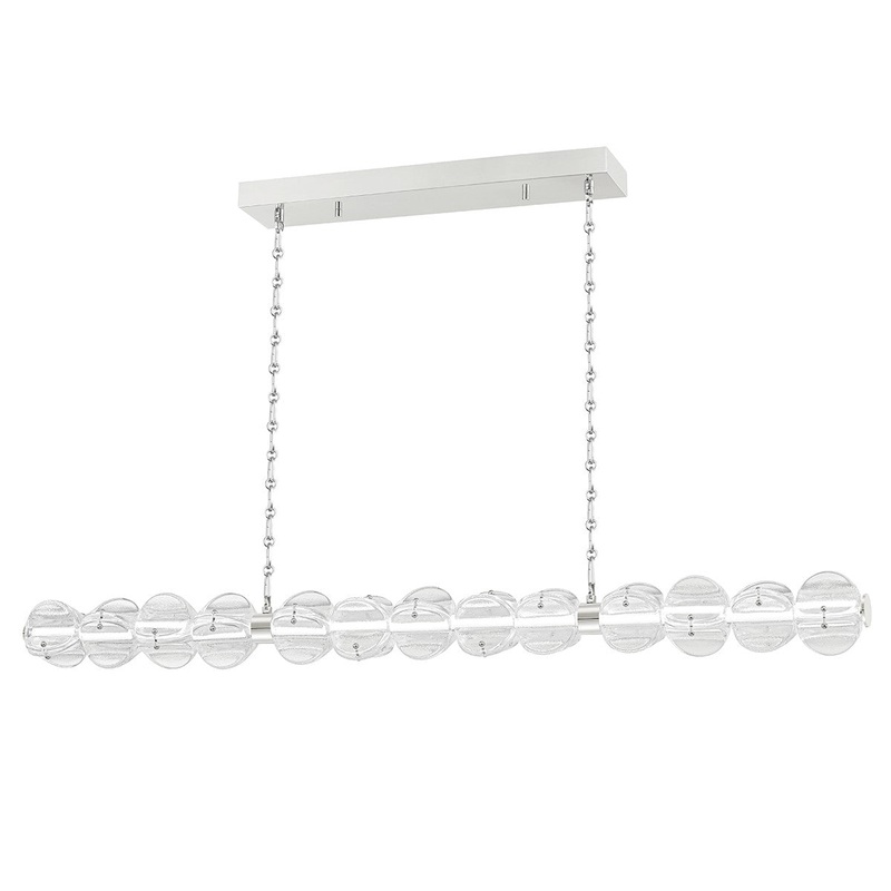 Hudson Valley 1950-PN Lindley LED Island Pendant, Polished Nickel