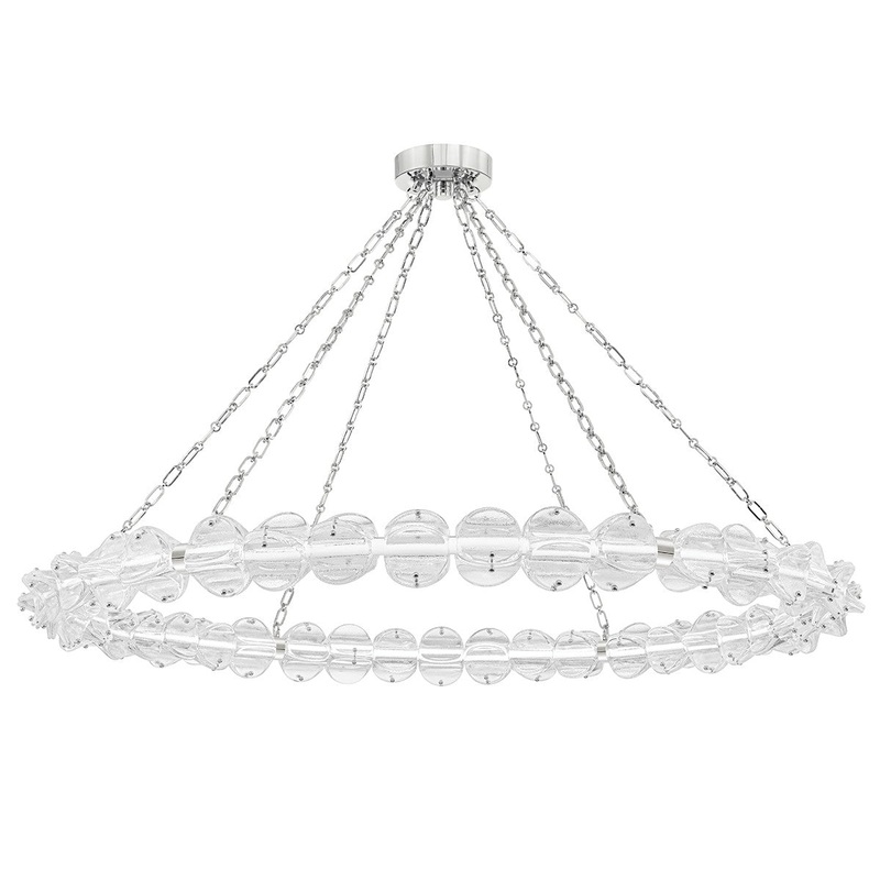 Hudson Valley 1955-PN Lindley LED Chandelier, Polished Nickel