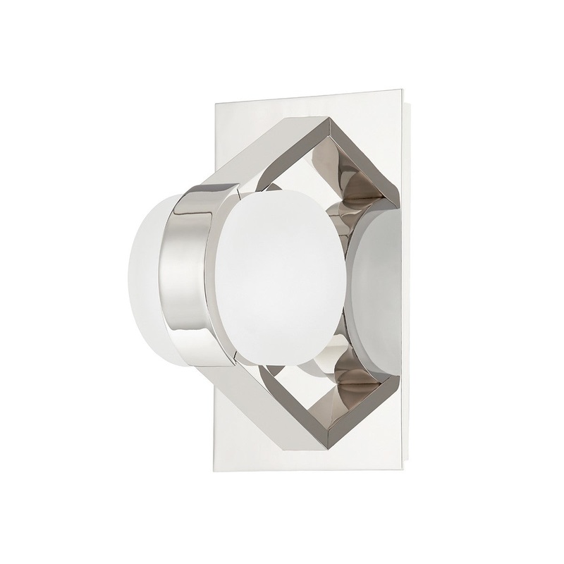 Hudson Valley 2700-PN Orbit LED Wall Sconce, Polished Nickel (Discontinued)