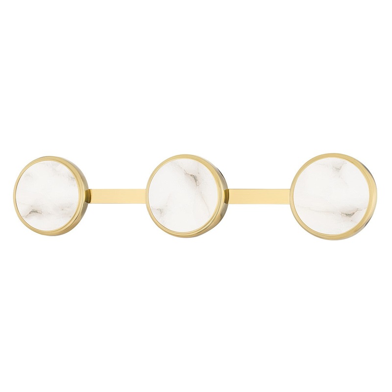Hudson Valley 6325-AGB Meander LED Bath Bracket, Aged Brass