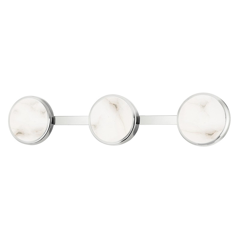 Hudson Valley 6325-PN Meander LED Bath Bracket, Polished Nickel (Discontinued)