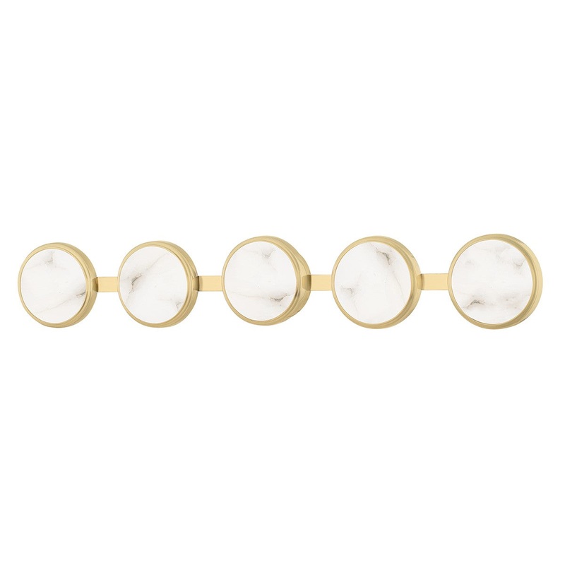 Hudson Valley 6334-AGB Meander LED Bath Bracket, Aged Brass