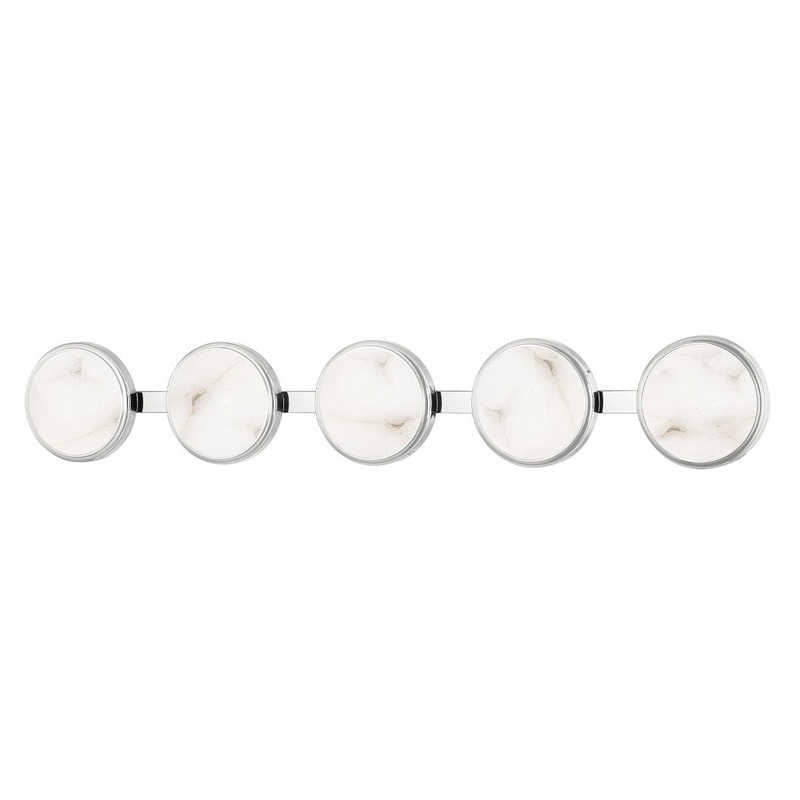 Hudson Valley 6334-PN Meander LED Bath Bracket, Polished Nickel (Discontinued)