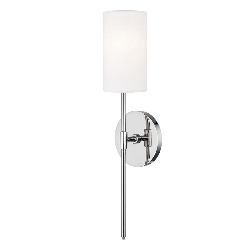 Mitzi H223101-PN Olivia One Light Wall Sconce, Polished Nickel