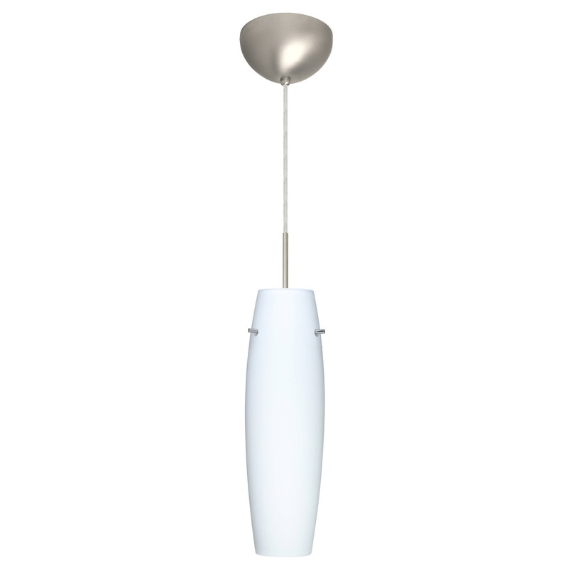 Besa 1JC-489707-LED-SN Suzi One Light Pendant Satin Nickel