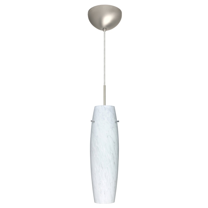 Besa 1JC-489719-LED-SN Suzi One Light Pendant Satin Nickel