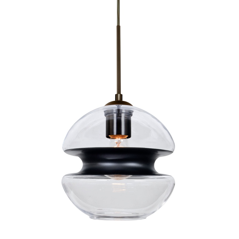 Besa 1JC-HULA8BK-BR Hula 8 One Light Pendant Bronze