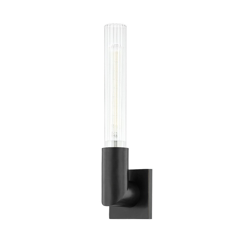Hudson Valley 1201-OB Asher One Light Wall Sconce, Old Bronze
