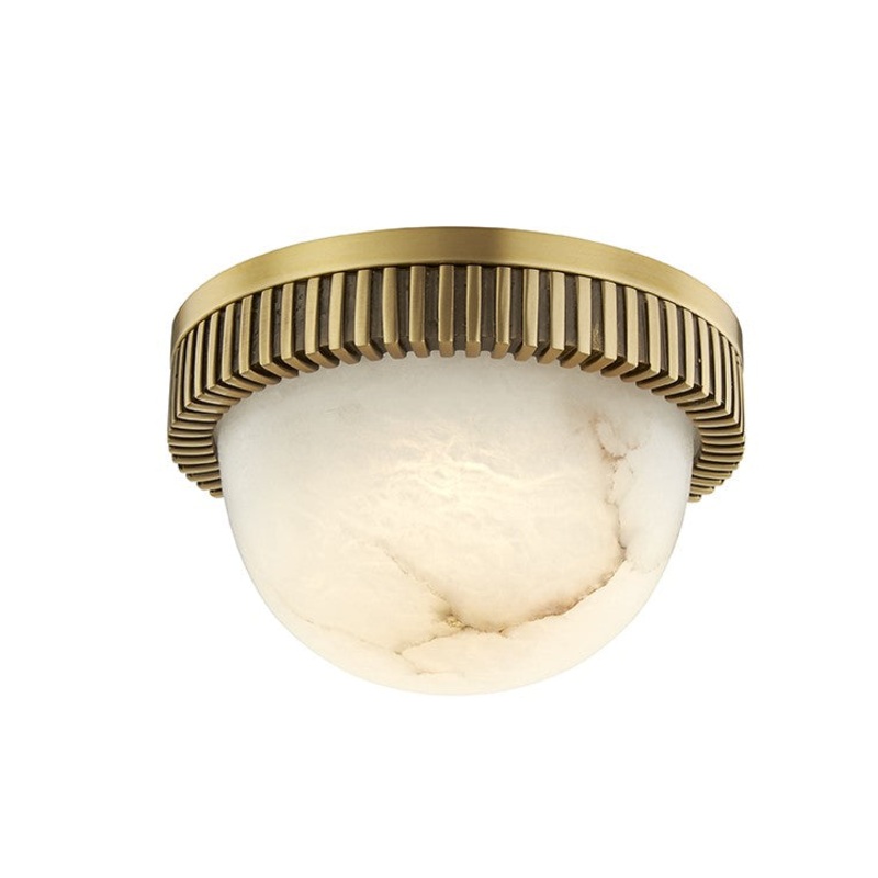 Hudson Valley 1430-AGB Ainsley LED Flush Mount, Aged Brass